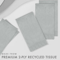 Bulk Shimmering Silver Guest Towels 7.75