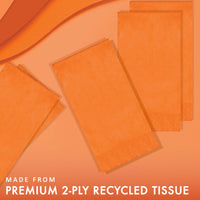 Bulk Sunkissed Orange Guest Towels 7.75