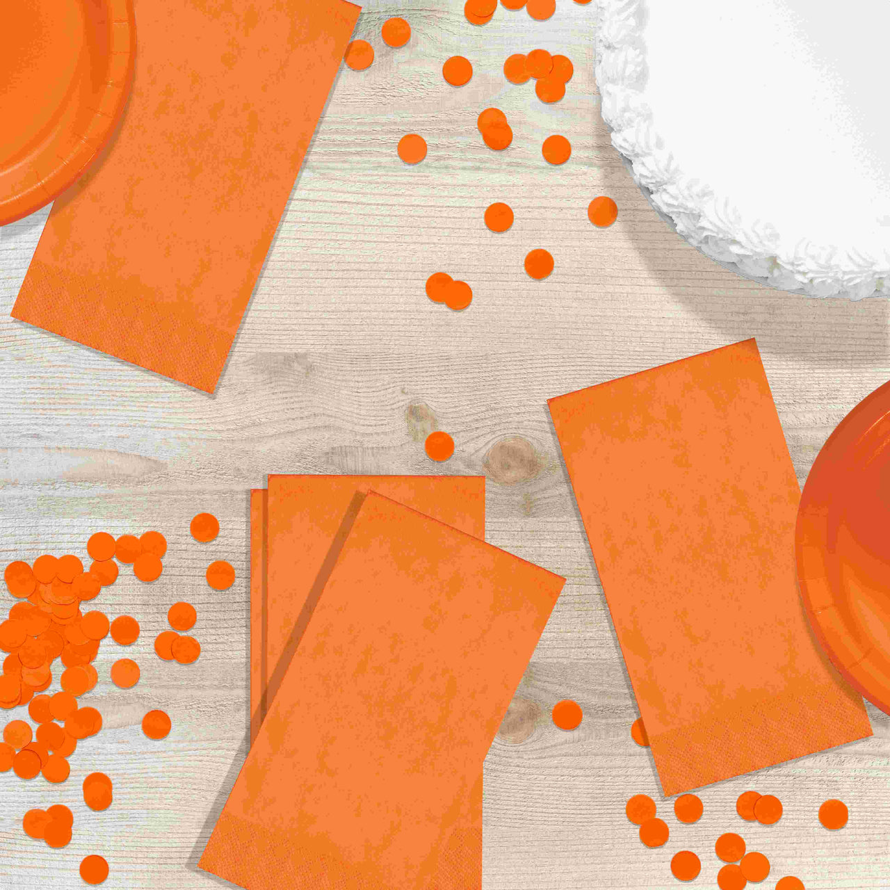 Bulk Sunkissed Orange Guest Towels 7.75" x 4.5" (600 per Case)