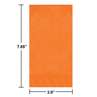Bulk Sunkissed Orange Guest Towels 7.75