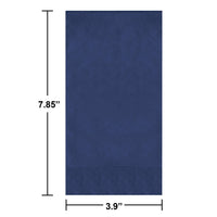 Bulk Navy Guest Towels 7.75