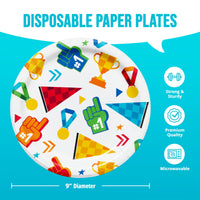 Bulk Sports Spirit Icons Dinner Plates 9