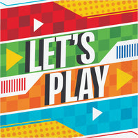 Sports Spirit Lets Play Luncheon Napkins 6.5