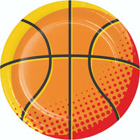Sports Spirit Basketball Dinner Plates 9