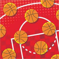 Sports Spirit Basketball Luncheon Napkins 6.5