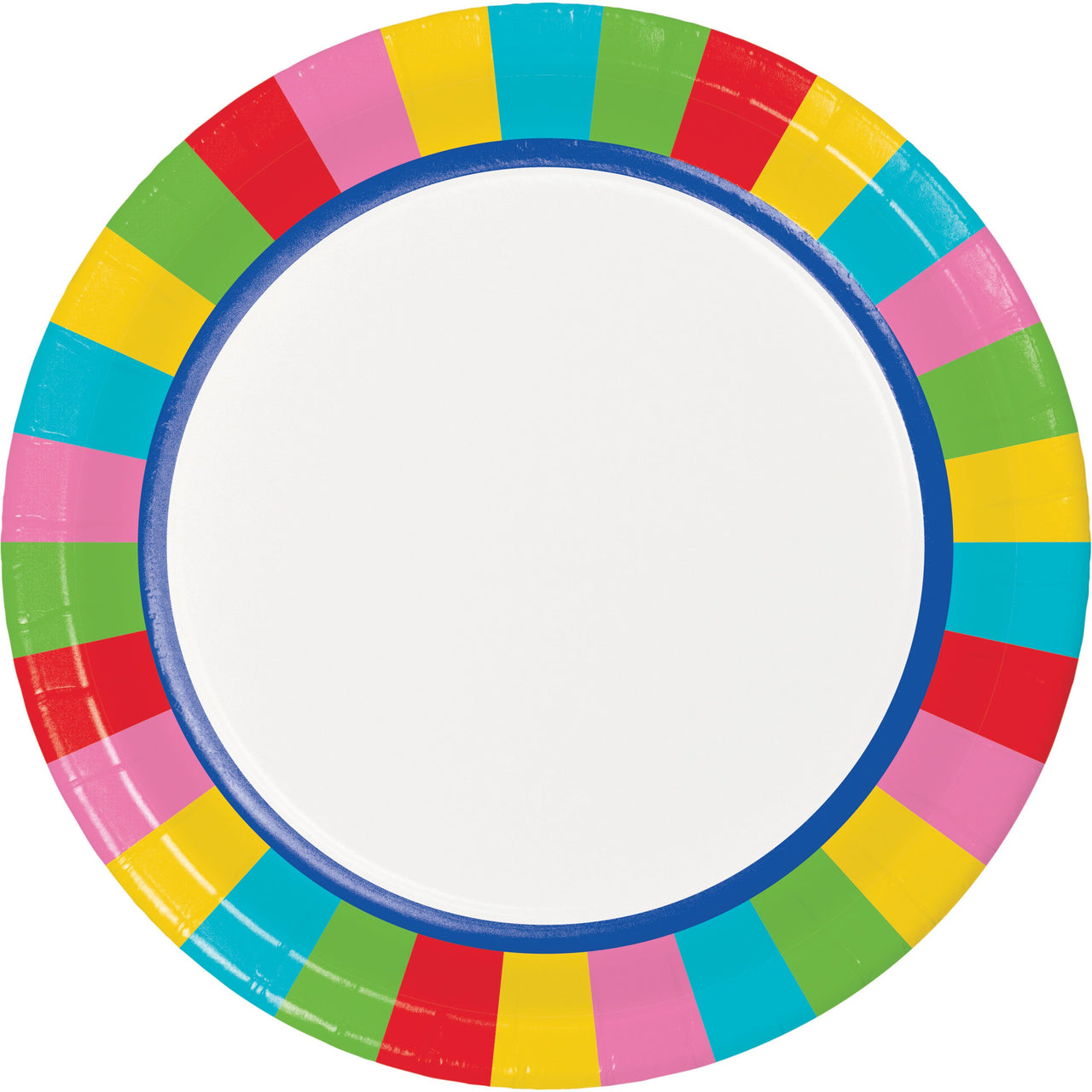 Bulk Bright Vibes Asst Luncheon Plates 7" (96 per Case)