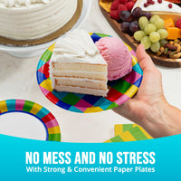 Bulk Bright Vibes Asst Luncheon Plates 7