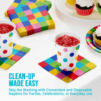 Bulk Bright Vibes Beverage Napkins 5