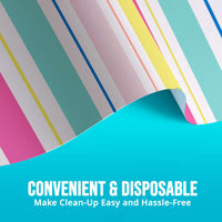 Bulk Birthday Brights Plastic Tablecovers 54