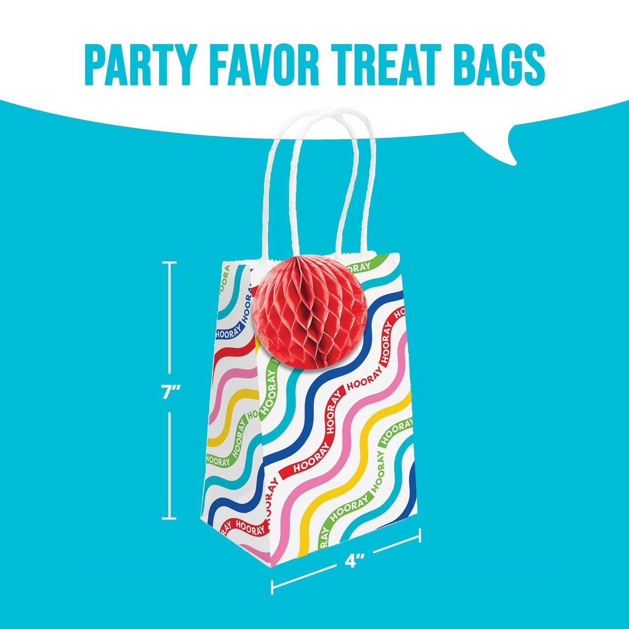 Bulk Bright Vibes Treat Bags (96 per Case)