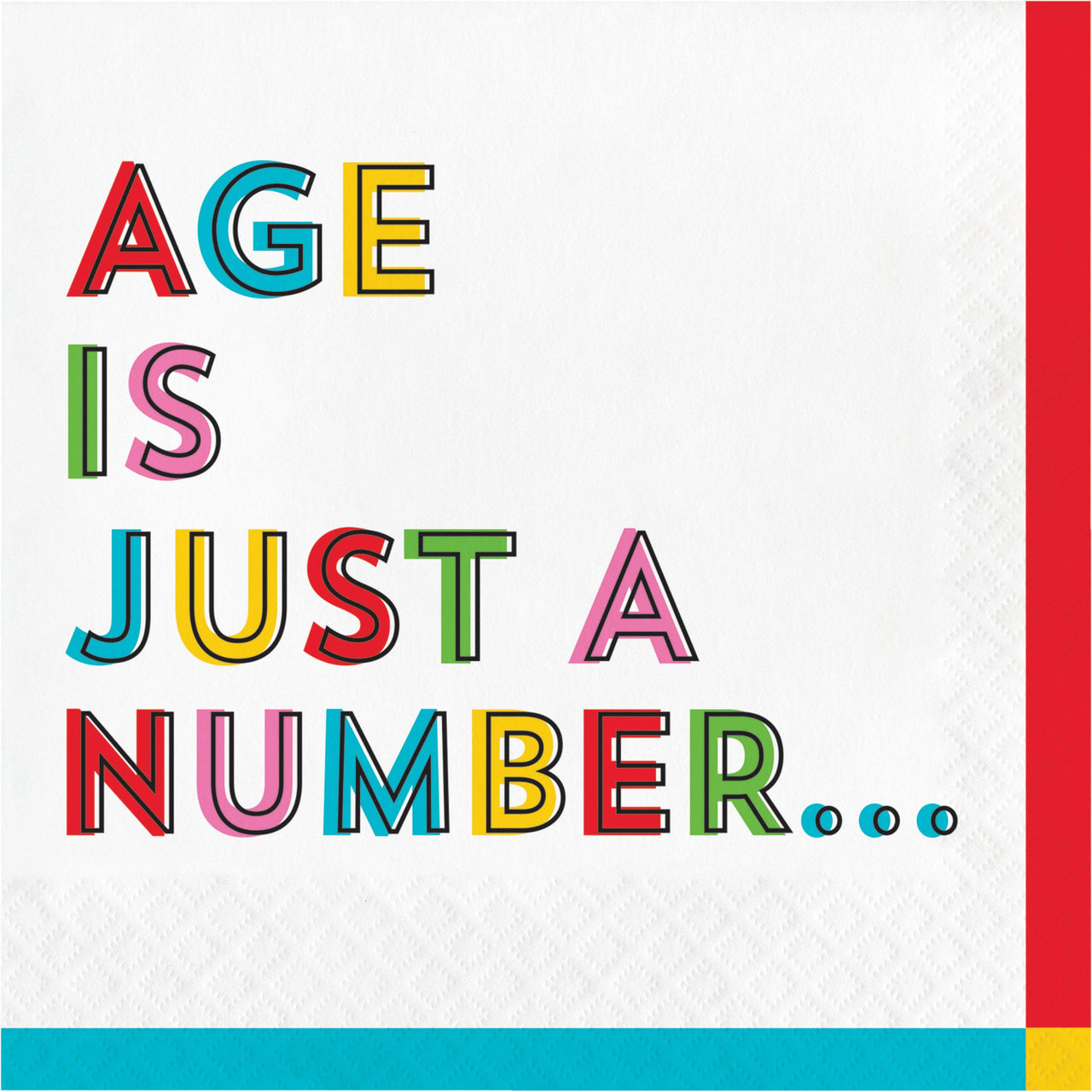 Bulk Snarky Celebration Age Luncheon Napkins 6.5" x 6.5" (192 per Case)