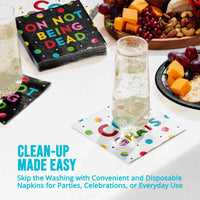 Bulk Snarky Celebration Congrats Beverage Napkins 5