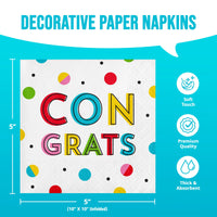 Bulk Snarky Celebration Congrats Beverage Napkins 5