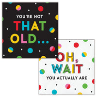 Snarky Celebration Not Old Beverage Napkins 5