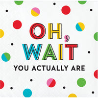 Bulk Snarky Celebration Not Old Beverage Napkins 5