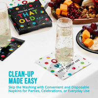 Bulk Snarky Celebration Not Old Beverage Napkins 5