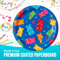 Bulk Gummy Bear Bash Dinner Plates 9
