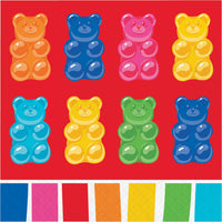 Gummy Bear Bash Luncheon Napkins 6.5