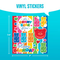 Bulk Gummy Bear Bash Stickers (12 per Case)