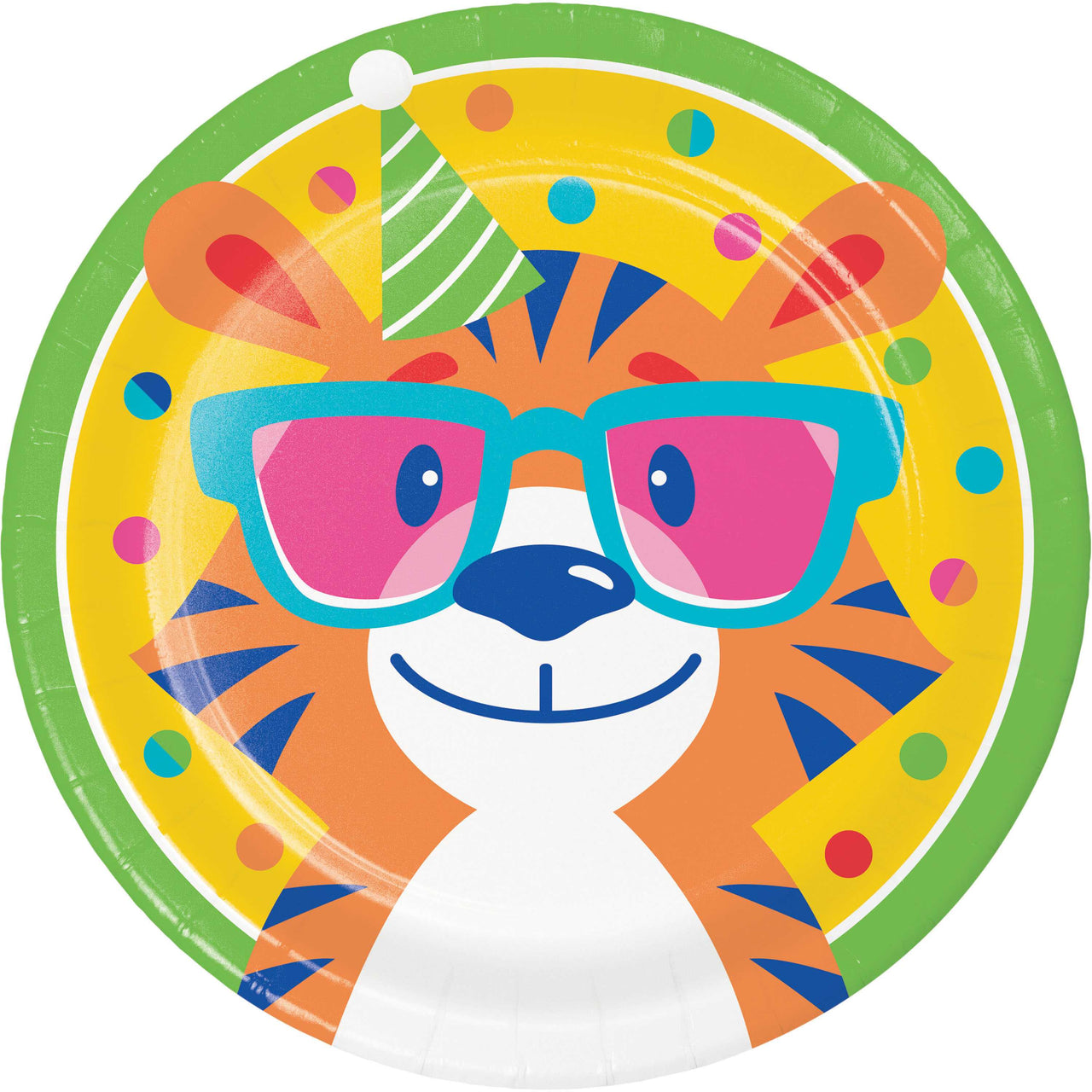 Bulk Animal Jamboree Asst Luncheon Plates 7" (96 per Case)
