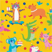 Animal Jamboree Luncheon Napkins 6.5