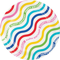 Color Waves Luncheon Plates 7