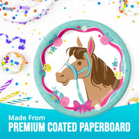 Bulk Horse Charm Luncheon Plates 7