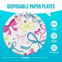 Bulk Bow Bash Dinner Plates 9