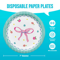 Bulk Bow Bash Asst Luncheon Plates 7
