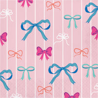 Bow Bash Luncheon Napkins 6.5