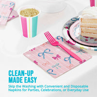 Bulk Bow Bash Luncheon Napkins 6.5