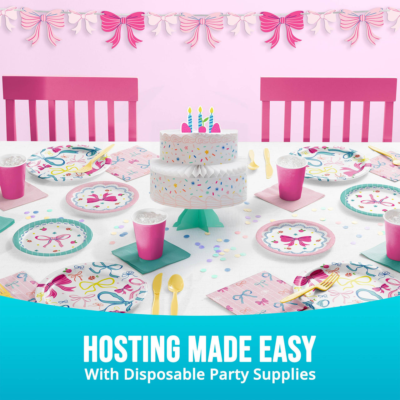 Bulk Bow Bash Party Banners (12 per Case)