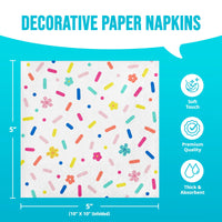Bulk Birthday Brights Beverage Napkins 5