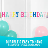 Bulk Birthday Brights Party Banners (12 per Case)