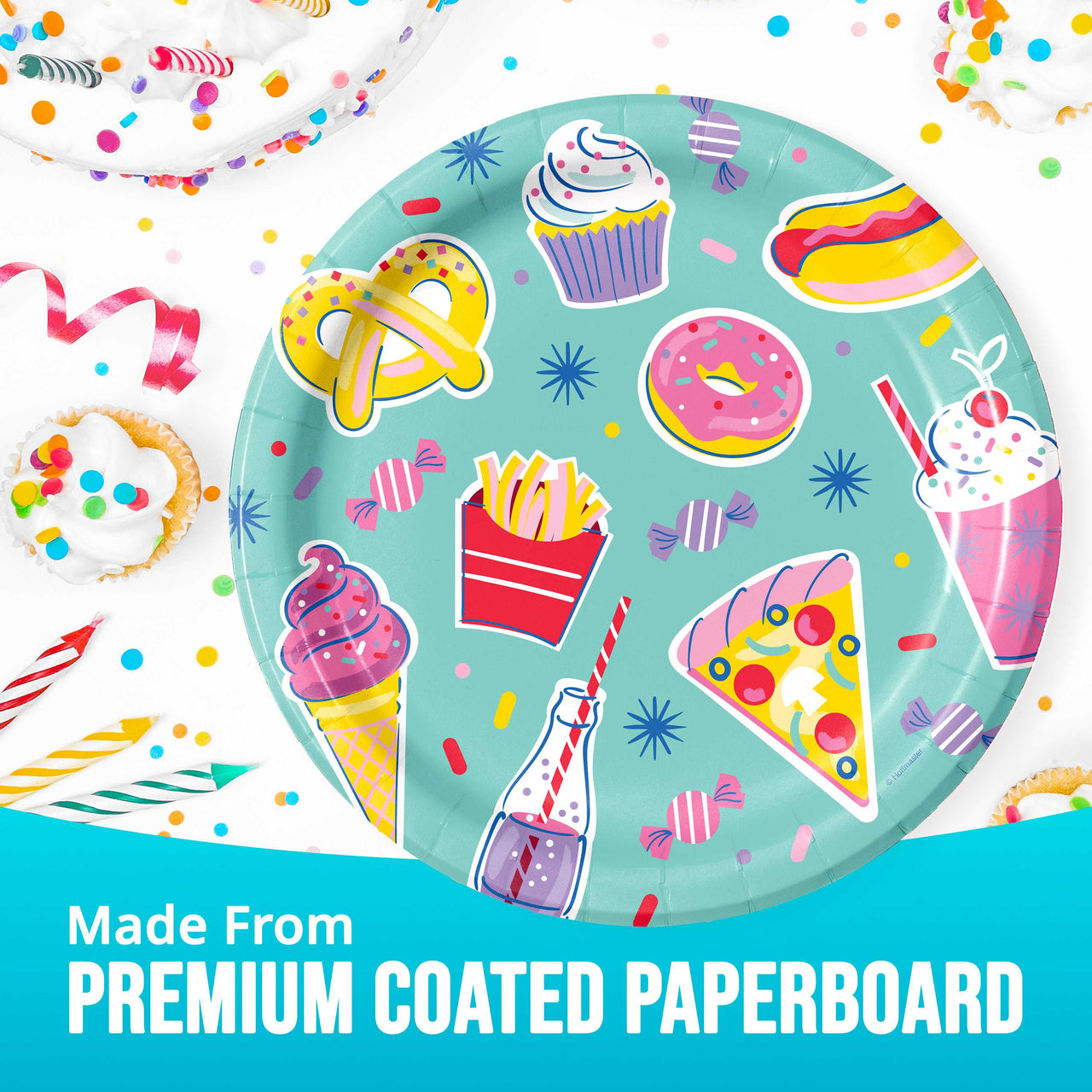 Bulk Birthday Treats Dinner Plates 9" (96 per Case)