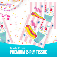Bulk Birthday Treats Luncheon Napkins 6.5