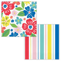 Abundant Florals Luncheon Napkins 6.5
