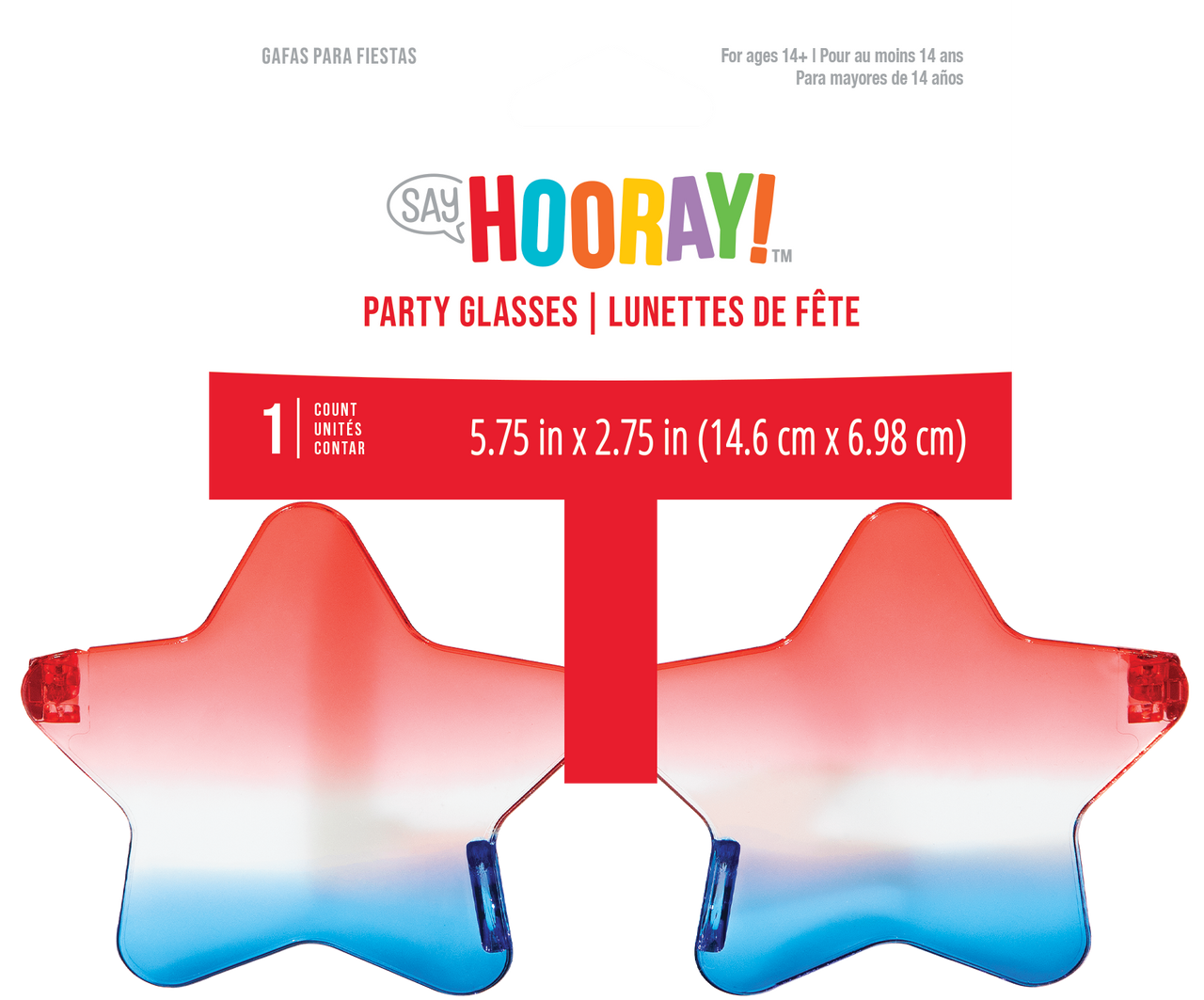 Bulk Patriotic Star Party Favors (12 per Case)