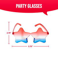 Bulk Patriotic Star Party Favors (12 per Case)