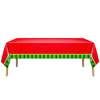 Bulk Watermelon Plastic Tablecovers 54