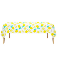Bulk Lemons Plastic Tablecovers 54