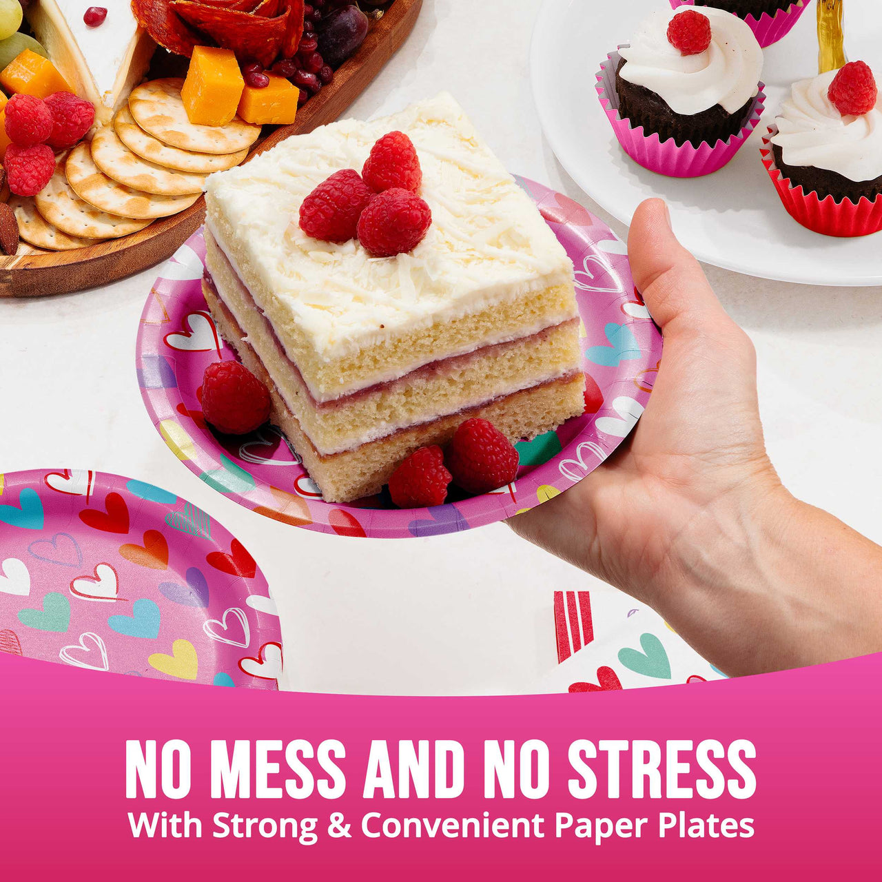 Bulk Color Crush Luncheon Plates 7" (96 per Case)