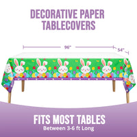 Bulk Hoppy Trails Plastic Tablecovers 54