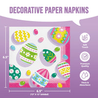 Bulk Eggsplosion Luncheon Napkins 6.5