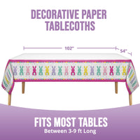 Bulk Eggstra Easter Plastic Tablecovers 54