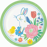Easter Meadow Bunny Luncheon Plates 7