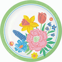 Easter Meadow Floral Luncheon Plates 7