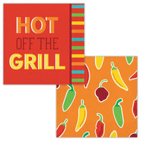 Sizzle and Serve Luncheon Napkins 6.5