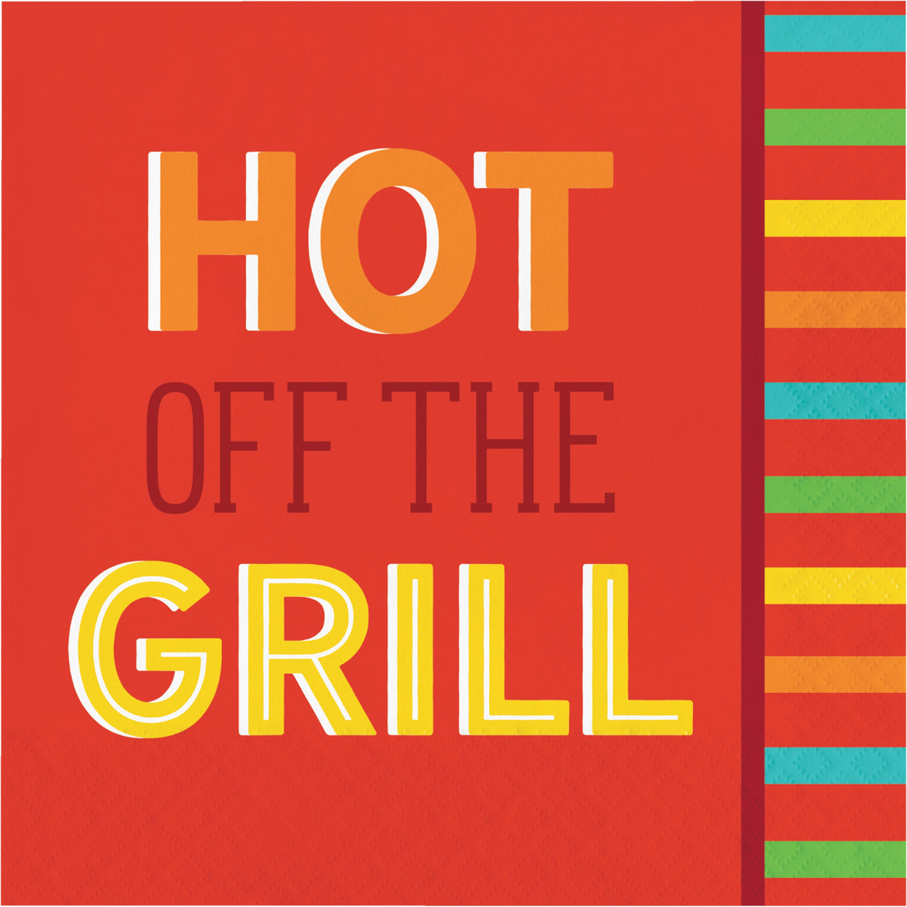 Bulk Sizzle and Serve Luncheon Napkins 6.5" x 6.5" (192 per Case)
