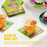 Bulk Tropic Par-Tea Beverage Napkins 5